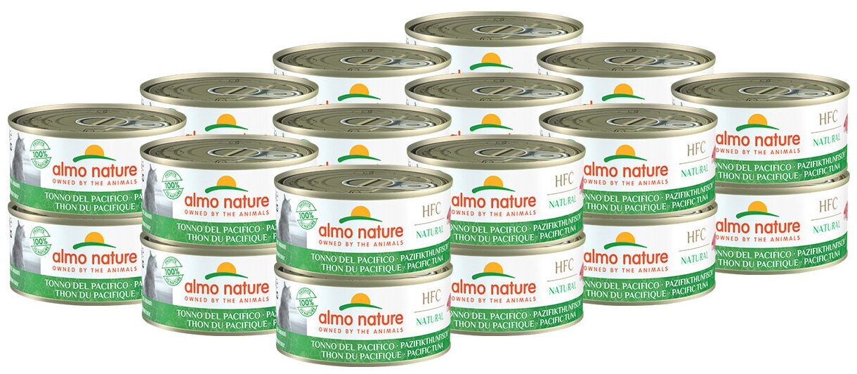 Almo Nature Консервы для Кошек с Тунцом в желе (HFC Jelly - Tuna ) 0,15 кг х 24 шт. - фотография № 3