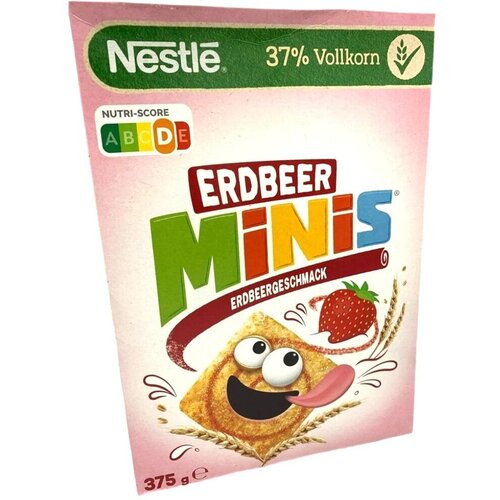 Готовый завтрак Nestle Minis Strawberry / Нестле Минис с клубникой 375гр (Германия)