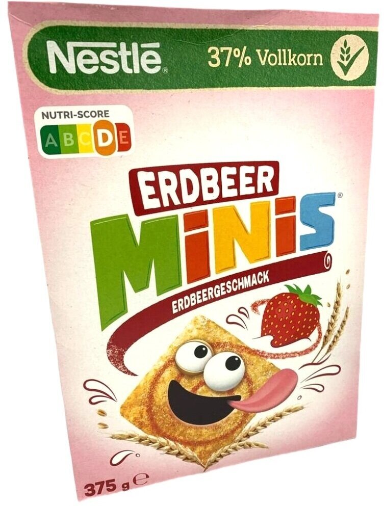 Готовый завтрак Nestle Minis Strawberry / Нестле Минис с клубникой 375гр (Германия)