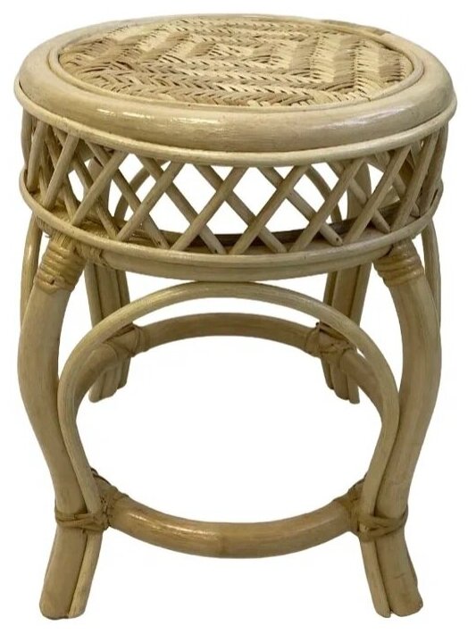 фото Табурет из натурального ротанга 12/16, цвет натуральный