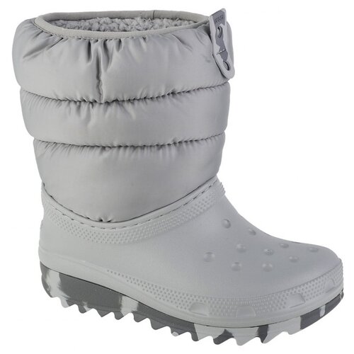 Сапоги Crocs, демисезон/зима, размер С11 (28-29EU), серый