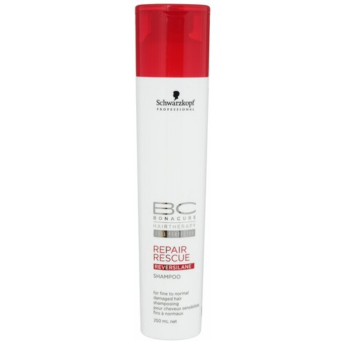 Schwarzkopf Professional Bonacure Шампунь Спасительное Восстановление Repair Rescue Shampoo, 250 мл