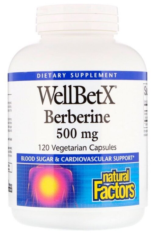 Капсулы Natural Factors WellBetX Berberine