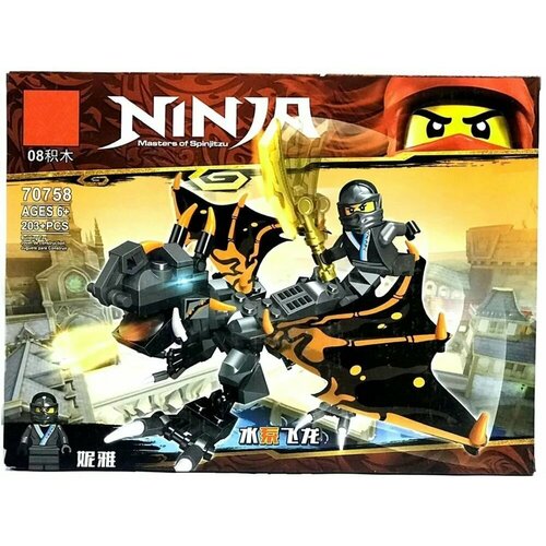 Конструктор Ниндзяго Ninjago, Черный дракон, 203 детали