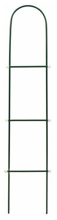 Шпалера, 140 × 23 × 1 см, металл, зелёная, «Лестница», микс - фотография № 4