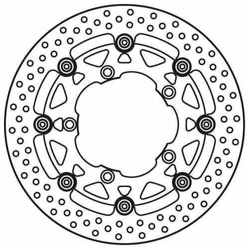 Тормозной диск GoldFREN 604-011F кросс WK089L, WK089R, MSW259