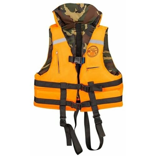 жилет спасательный для взрослых до 80 кг двусторонний спасательный жилет до 80 кг Жилет спасательный (оранжевый) до 80 кг