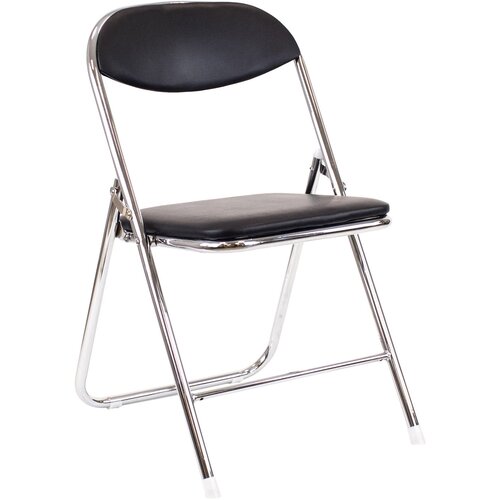 Кресло Everprof Кресло для посетителей Everprof Joker Chrome Экокожа Черный 3250₽