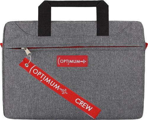 Папка для документов Optimum Crew, фактура матовая, серый