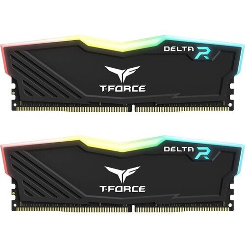 Оперативная память DIMM TEAM GROUP TEAMGROUP T-Force Delta RGB 64GB (32GB x2) DDR4-3200 Black (TF3D464G3200HC16CDC01)