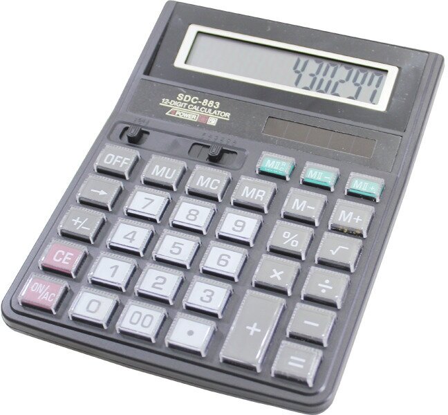 Калькулятор SDC-883 настольный 12-разрядный мультиколор