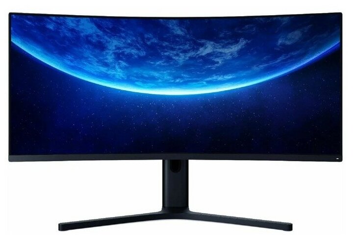 XIAOMI Монитор Xiaomi Curved Monitor, 34", VA, 3440x1440, 144Гц, 4мс, D-Sub, HDMI, DVI, DP черный