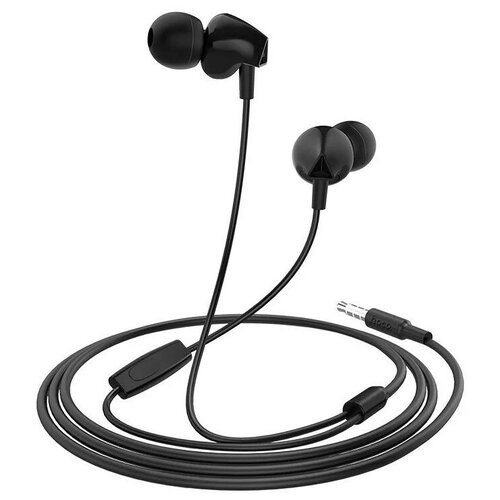HOCO M60 Наушники микрофон Кнопка ответа 12м 35 mm jack Black 82400₽