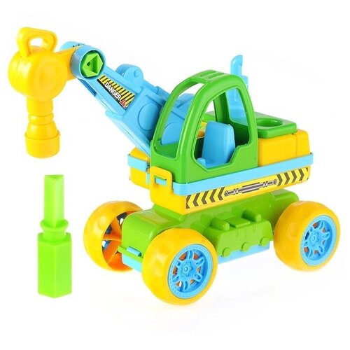 Экскаватор Baby Toys Garden пластик, упаковка - сетка (BTG-074)