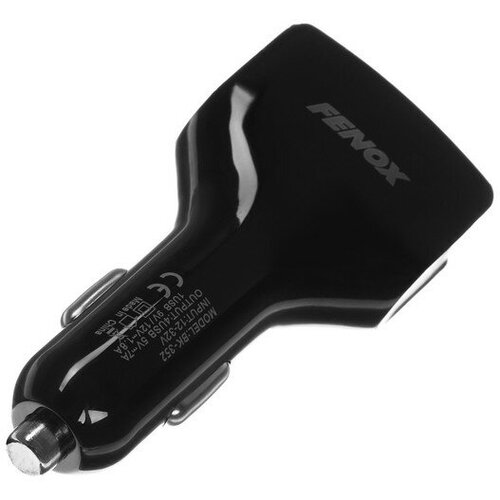 FENOX FAE200102 Устройство зарядное универсальное 4 USB 5.5А, 12-32В, 8.9*4.3см