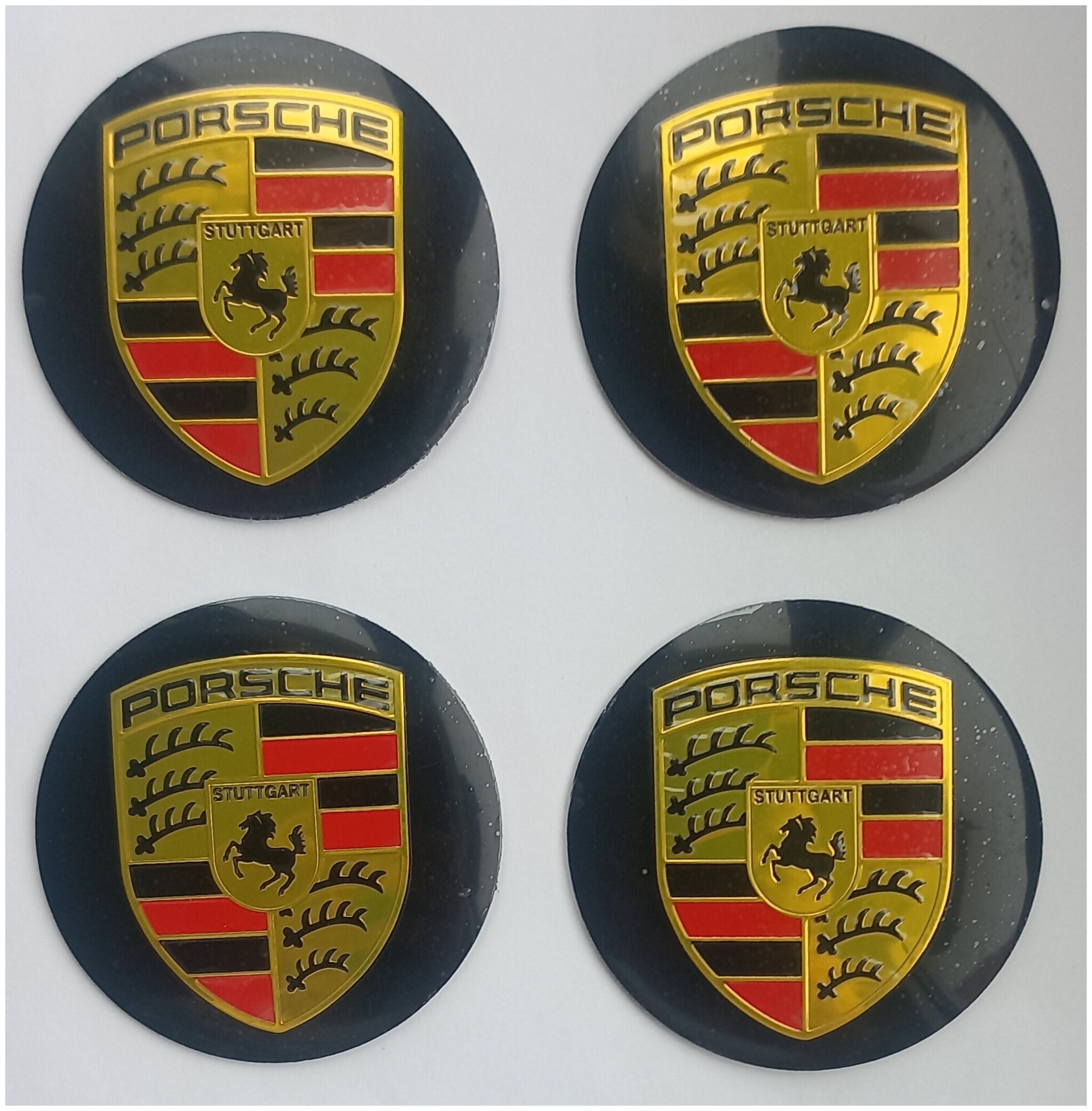 Наклейки на колесные диски и колпаки Porsche Порше D 60 mm