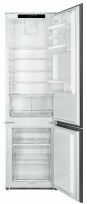 Встраиваемый холодильник Smeg Встраиваемый,188.4x54.6x54.9 см.,289 л.,SN,N,ST,T, автоматическая разморозка для холод., ручная разморозка для мороз.