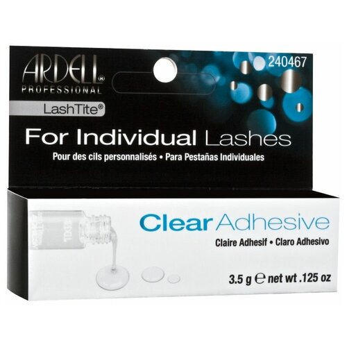 Клей для пучков ресниц Ardell Lash Tite прозрачный Adhesive Clear 3,5 гр прозрачный кружевной парик клей для приклеивания клея к кружевному парику клей для приклеивания волос для наращивания волос и клей для па