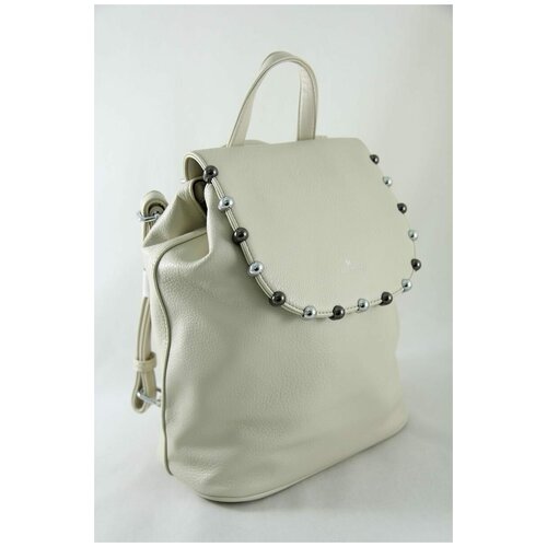 фото Рюкзак женский из экокожи valle mitto beige