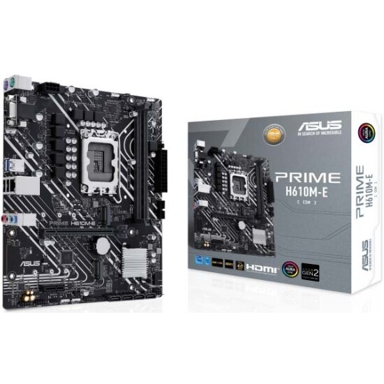 Материнская плата Asus PRIME H610M-E-CSM (LGA1700, mATX)