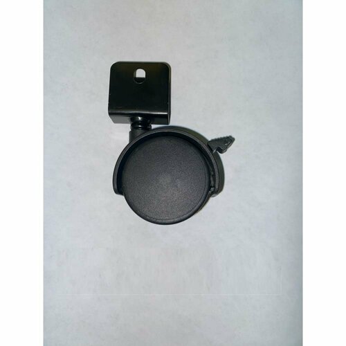 Мебельное колесо TOR поворотное TWHB 50 50 мм с п-образным креплением и тормозом