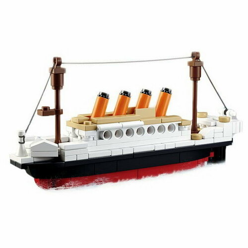 Конструктор Титаник, 194 детали, в пакете