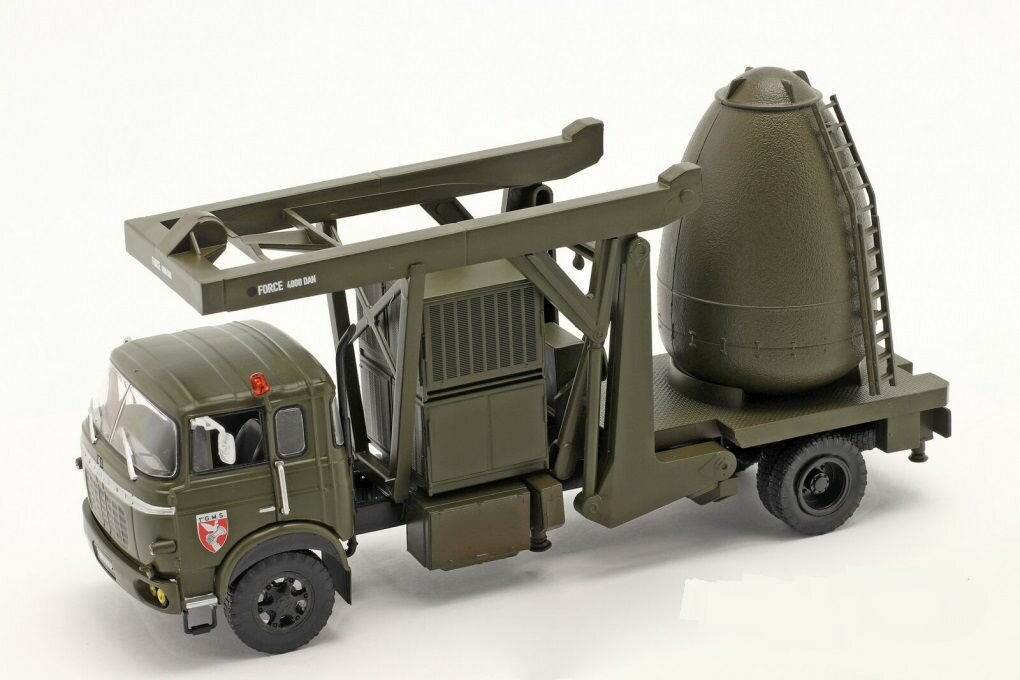 BERLIET VTC Transport Ttes Nuclaires Missiles S2 2018 с ядерными ракетами, масштабная модель грузовика коллекционная
