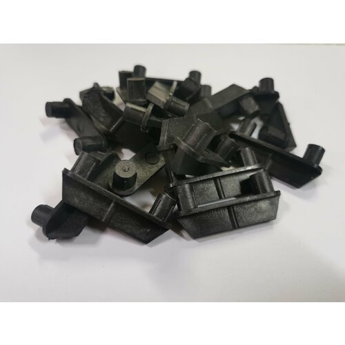 Направляющая деталь для шкафа-купе системы СТ-147, черный (6 шт.)