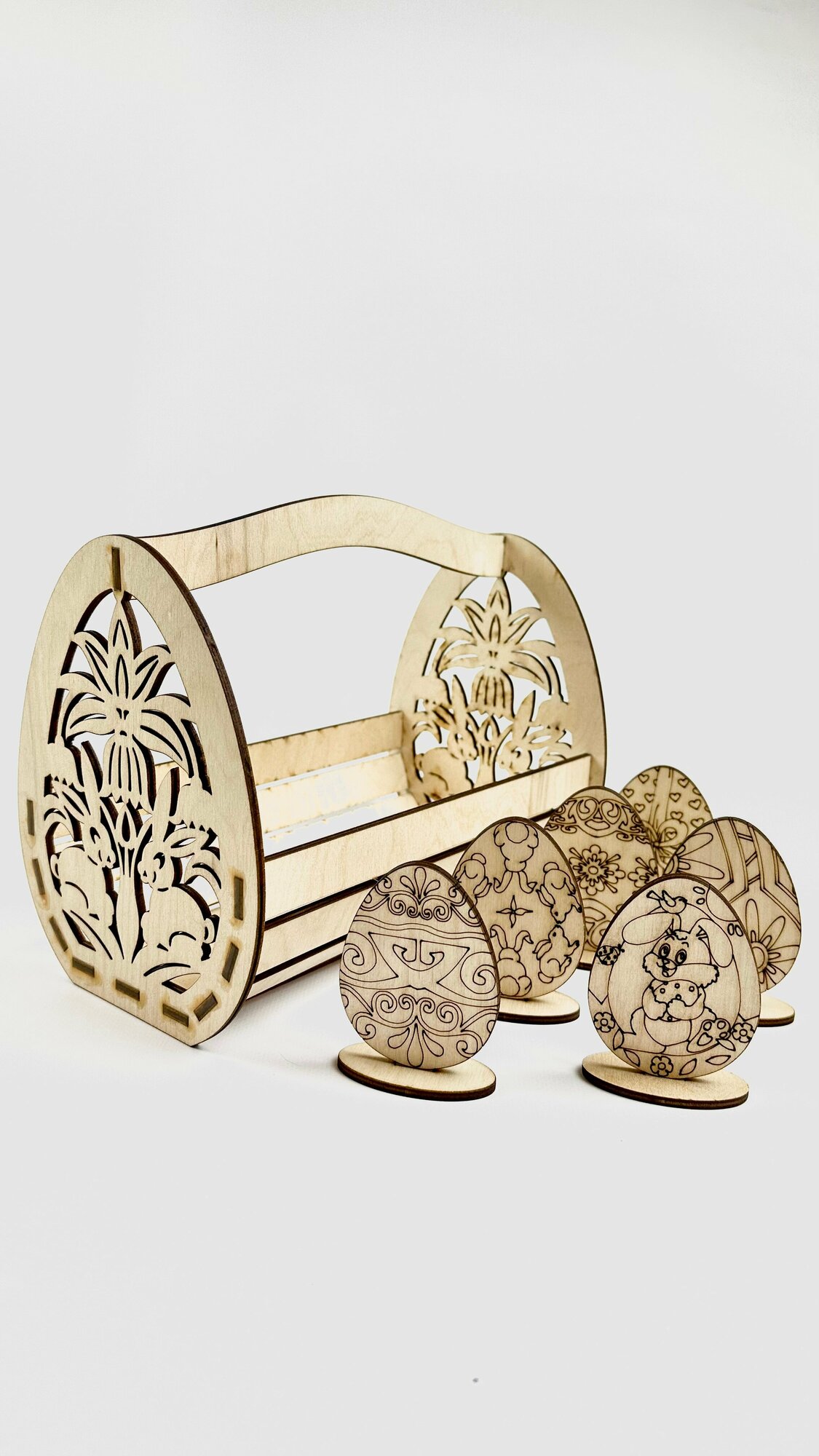 "Корзинка Пасха" - набор для творчества из дерева