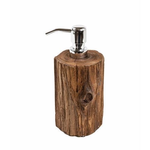 Дозатор Cipi, Dalem, размер ø 10,5 - h19 см, материал тиковое дерево, цвет хром