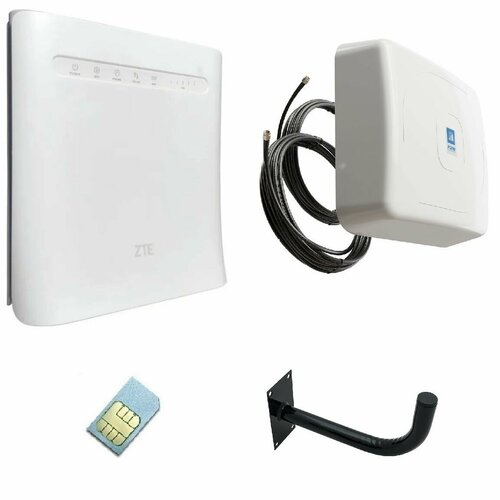 tenda 4g680 v2 под сим карту 4g 3g wi fi роутер 004195 Мощный WiFi роутер ZTE mf286 7cat с умножением частот с усилителем сотового сигнала