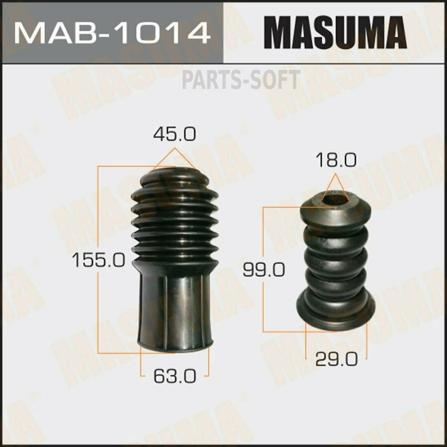 MASUMA MAB-1014 Пыльники стоек универсальные отбойник D=18 H=99