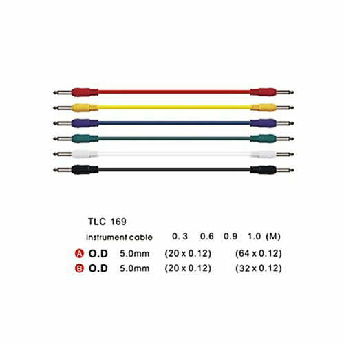 True magic TLC169/1M Кабель коммутационный Jack-Jack, 1 м (набор 6 шт.) TLC169/1M