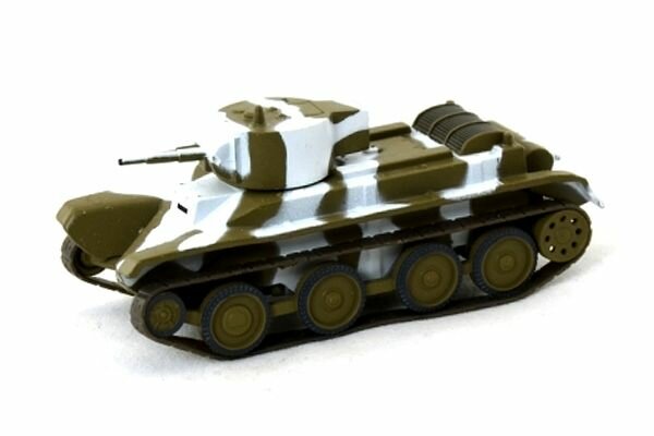 Масштабная модель 1/72, Танк БТ-5 зимний камуфляж