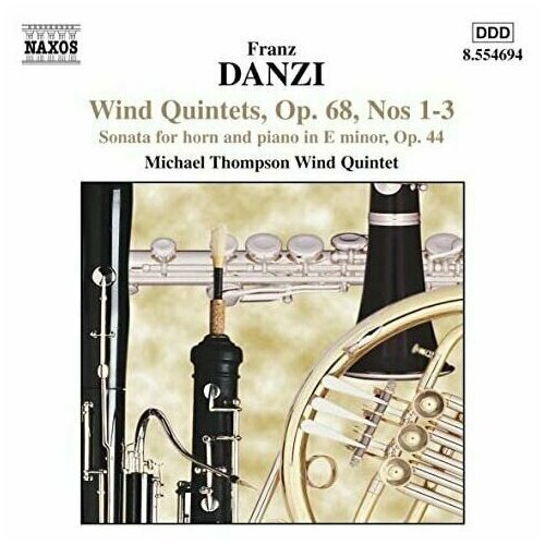 Danzi-Wind Quintets Op68 N 1-3/Horn Sonata Op44- < Naxos CD Deu (Компакт-диск 1шт) Franz 18th 19th naomi reed thread for oboe or bassoon reeds making oboe reeds accessories pink color woodwind parts accessories new