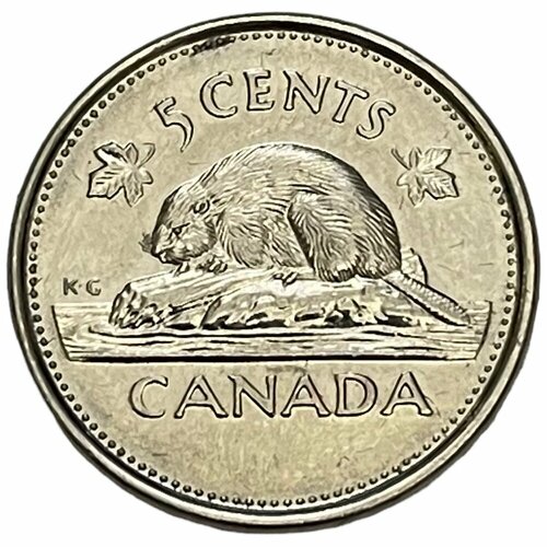 Канада 5 центов 2002 г. (50 лет правлению Королевы Елизаветы II) (CN)