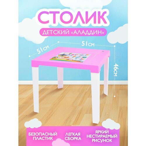 Стол детский для игр столик развивающий пластиковый 1750₽