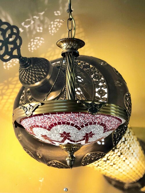 Подвесная Восточная люстра Exotic Lamp 992 роз