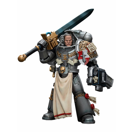 фигурка joytoy warhammer 40k grey knights grand master voldus 1 18 Фигурка JOYTOY Warhammer 40K Grey Knights Strike Squad Justicar 1:18