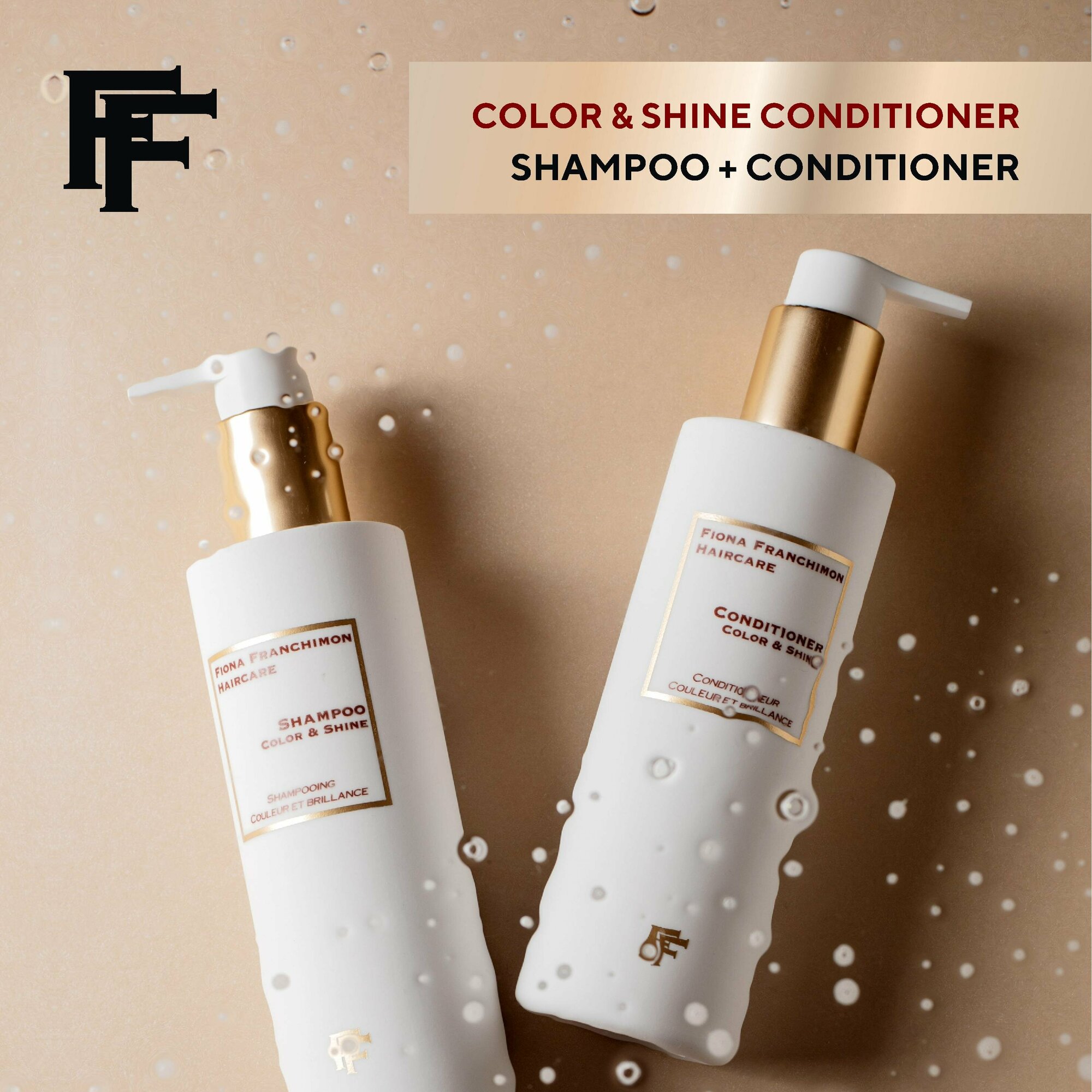 Fiona Franchimon Кондиционер для блеска окрашенных волос Color & Shine 252 мл - фото №7