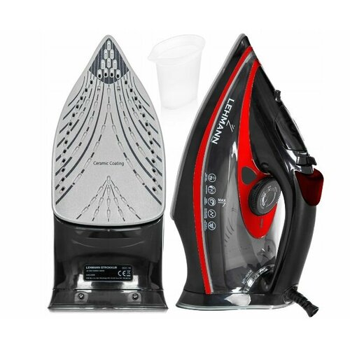 Паровой утюг для одежды Lehmann Strokkur 3000 Вт черныйкрасный 1180400₽