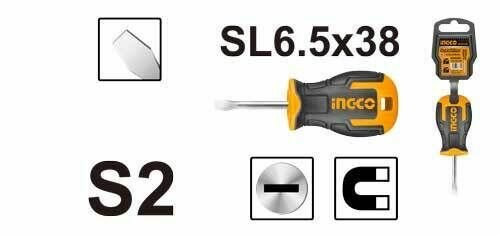 фото Отвертка крестовая INGCO PH2 x 38