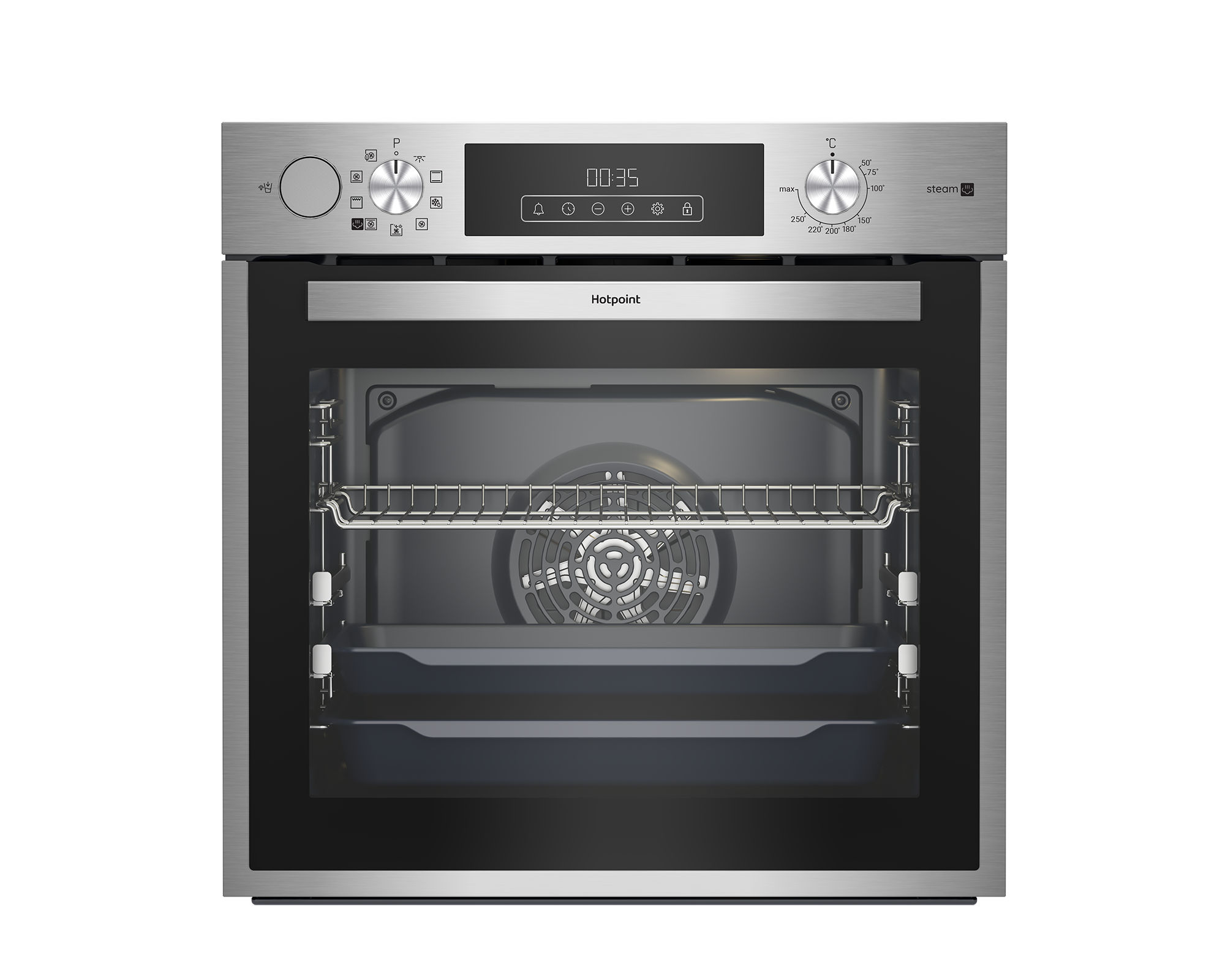 Электрический духовой шкаф Hotpoint FE8 S832 JSH IX, гриль/конвекция, нержавеющая сталь