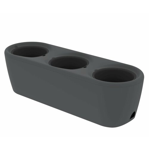 Система кашпо Дивный сад 4л3 Ящик для растений с системой прикорневого полива графит 7926523см 1810₽