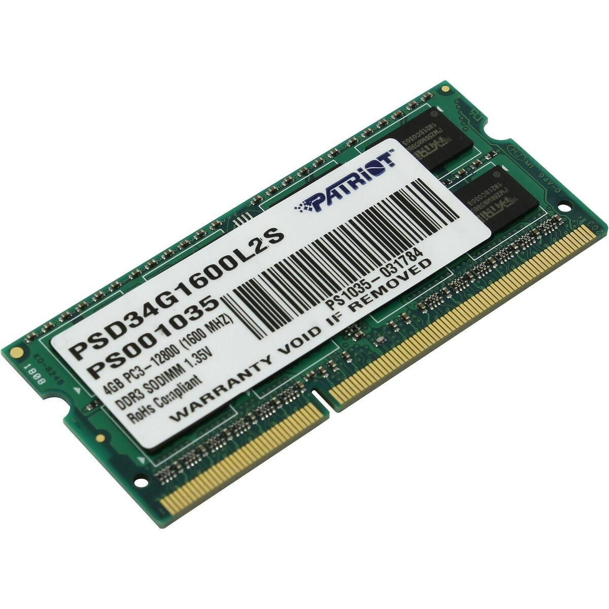 Модуль памяти Patriot Signature Line PSD34G1600L2S