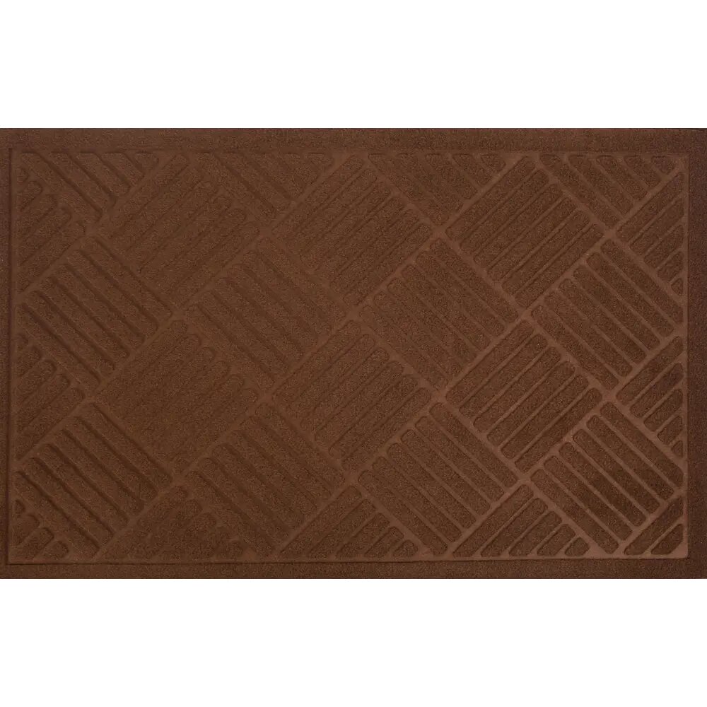 Коврик Inspire Lenzo 50x80 см полиэфир/резина цвет коричневый
