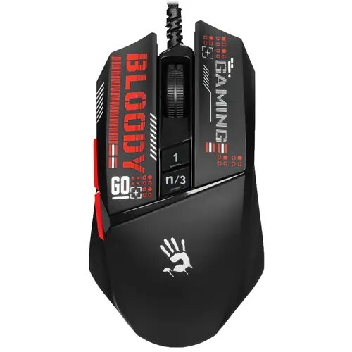 Мышь A4Tech Max Mini черная оптическая (12000dpi) USB (9but) 1931311 - фото №20