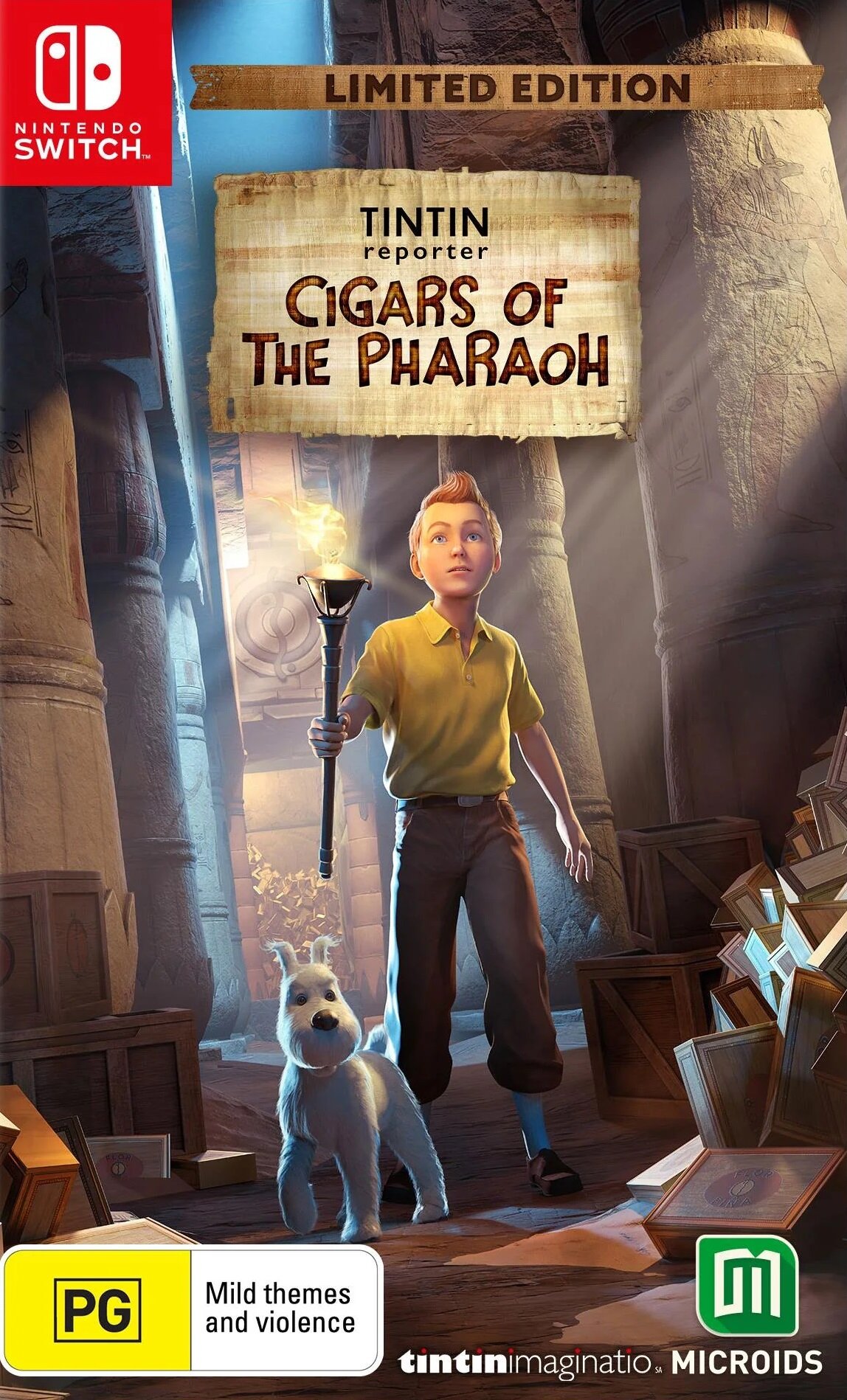 Tintin Reporter Cigars of the Pharaoh Limited Edition Nintendo Switch (русская версия)