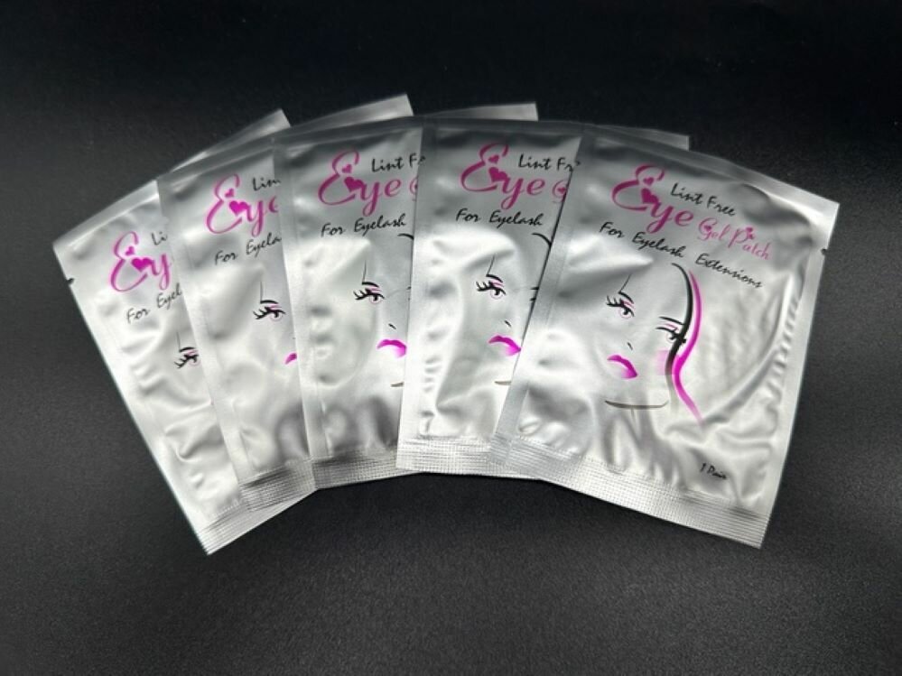 Патчи для наращивания ресниц гидрогелевые 50шт