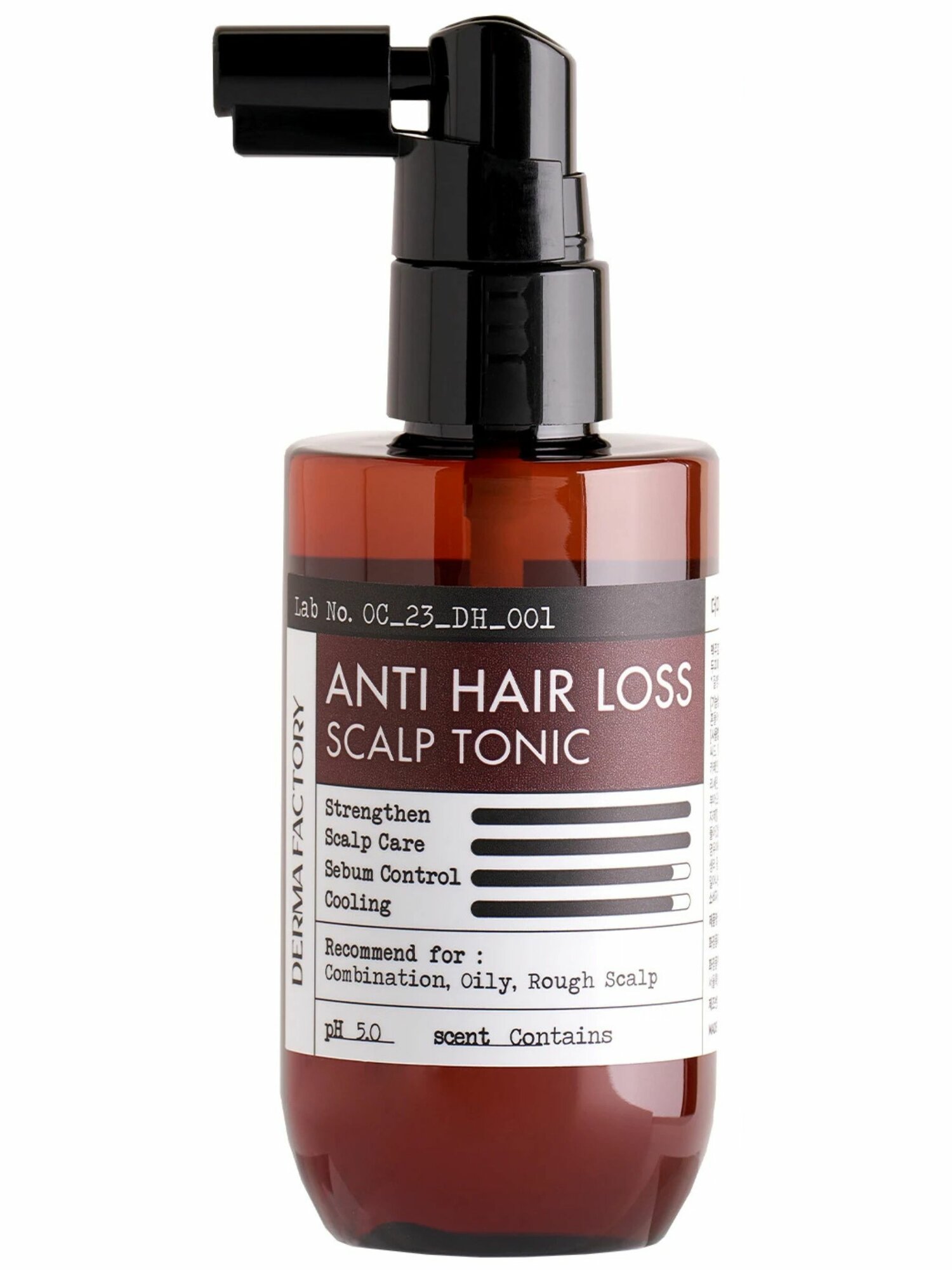 Derma Factory Мист-тоник для кожи головы против выпадения волос Anti hair loss scalp tonic 100 мл.